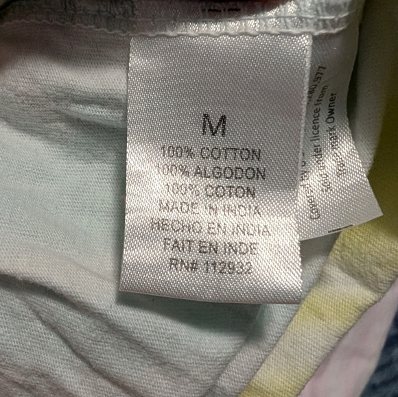 Dreamsicle Vero Beach Florida Tie Dye Tourist Long Sleeve Shirt Medium EUC - Picture 4 of 13